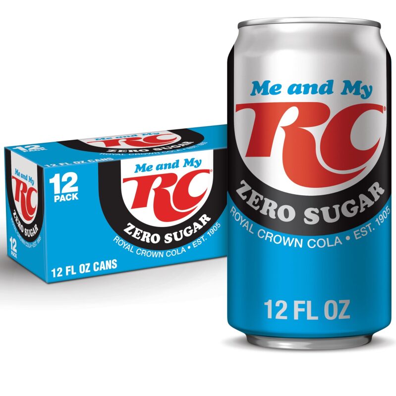 RC Cola Zero Sugar 12-Pack: Refreshing Zero Sugar Beverage