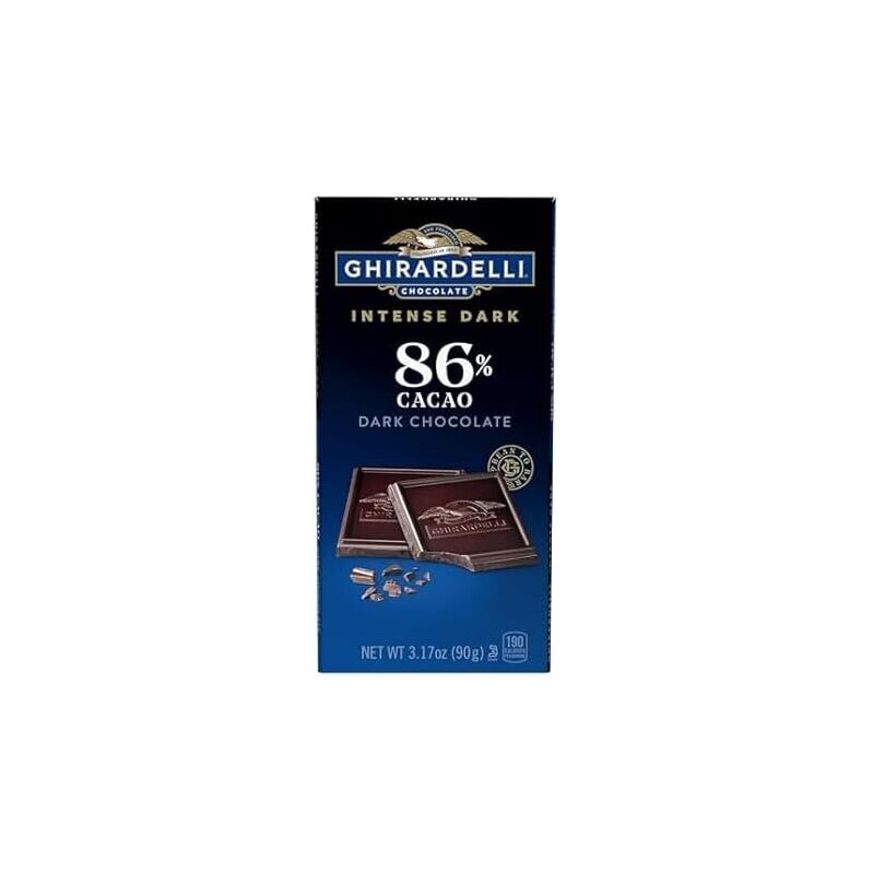 Ghirardelli Premium Dark 86% Cacao Chocolate Bar - Intense Flavor