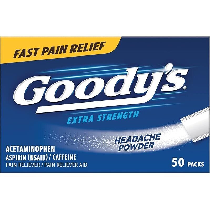 Quick Relief with Goody's Extra Strength Headache Powder - 50 Count