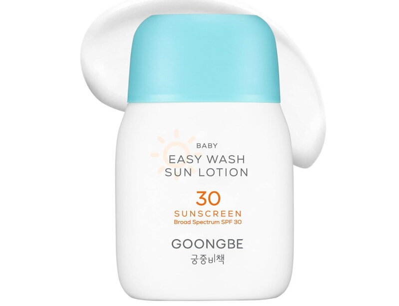 GOONGBE Easy Wash Sun Lotion - Perfect for Sensitive Baby Skin