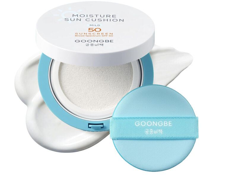 GOONGBE Moisture Sun Cushion Mild SPF 50 - Perfect for Kids' Sun Protection