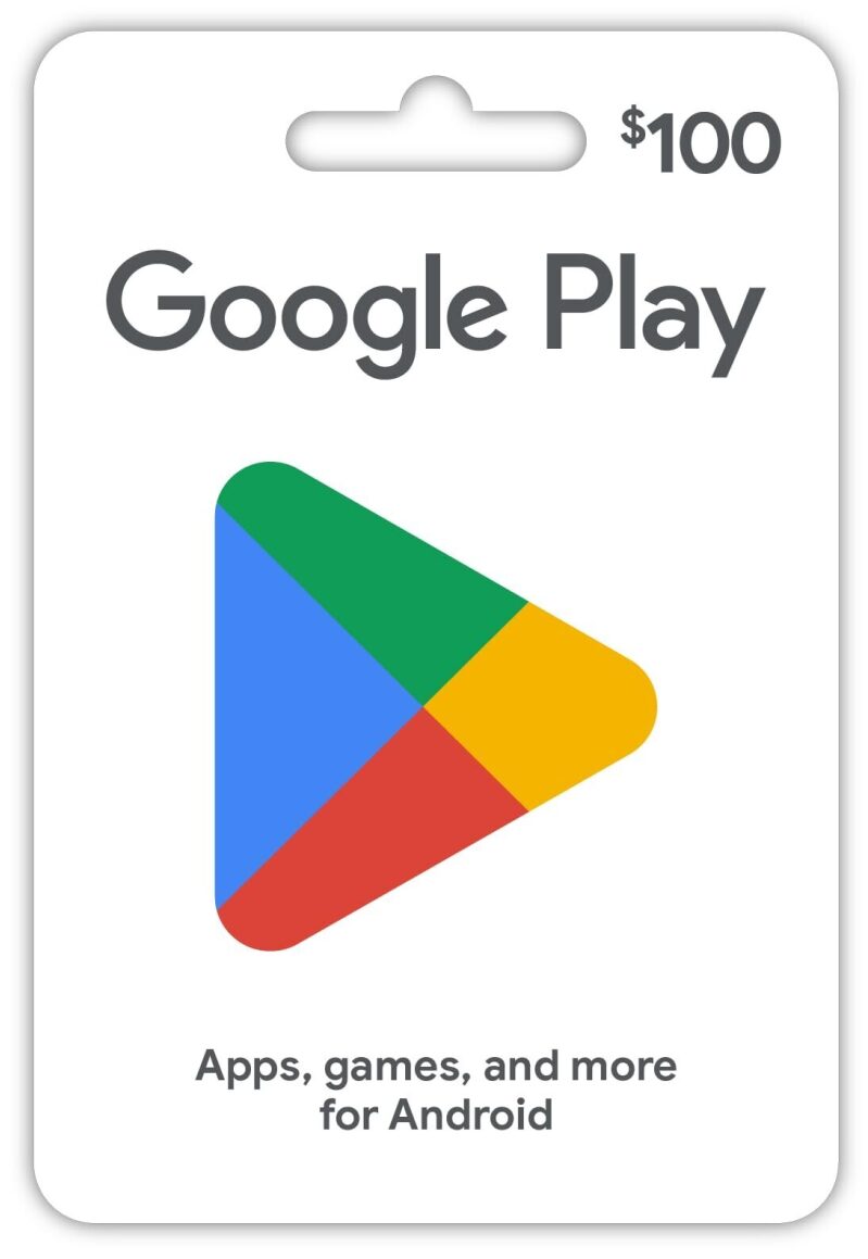 $100 Google Play Gift Card + $10 Amazon Credit