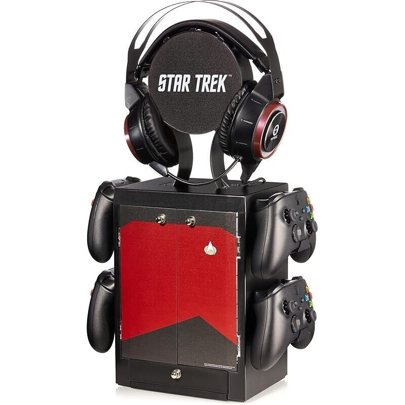 Star Trek Gaming Accessory Locker & Storage Stand - Perfect for Collectors