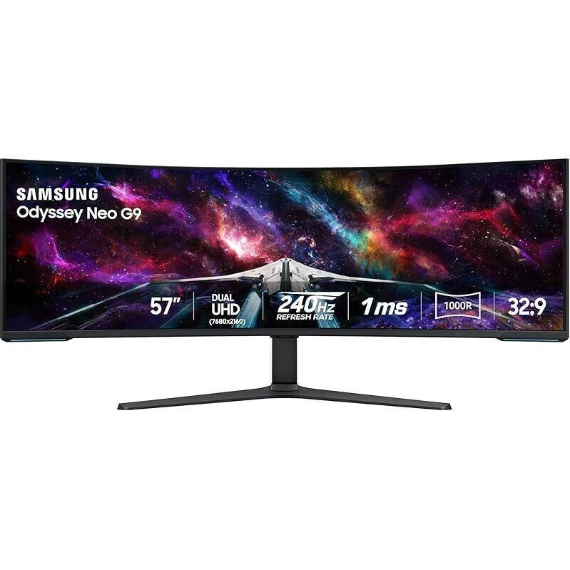 Samsung Odyssey Neo G9 57-in Dual 4K UHD Curved Gaming Monitor