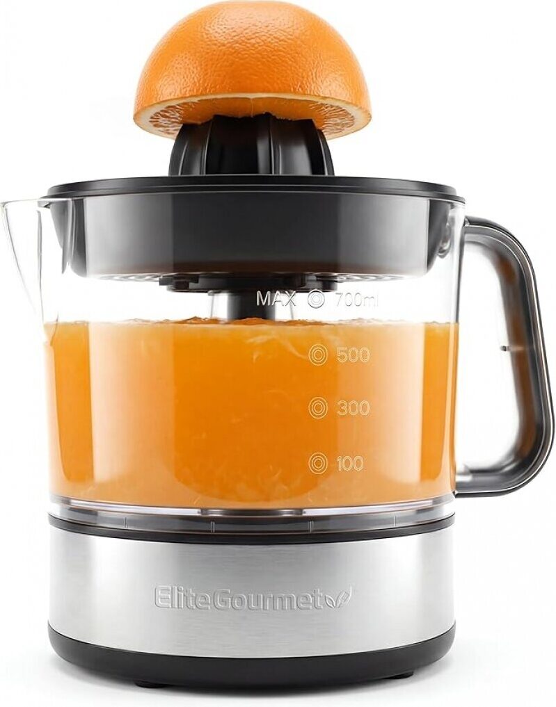 Elite Gourmet ETS623 BPA-Free Electric Citrus Juicer - Compact and Efficient