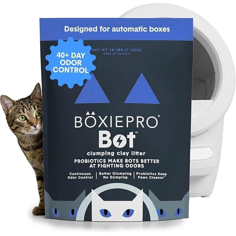 BoxiePro Bot Probiotic Cat Litter - 16lb