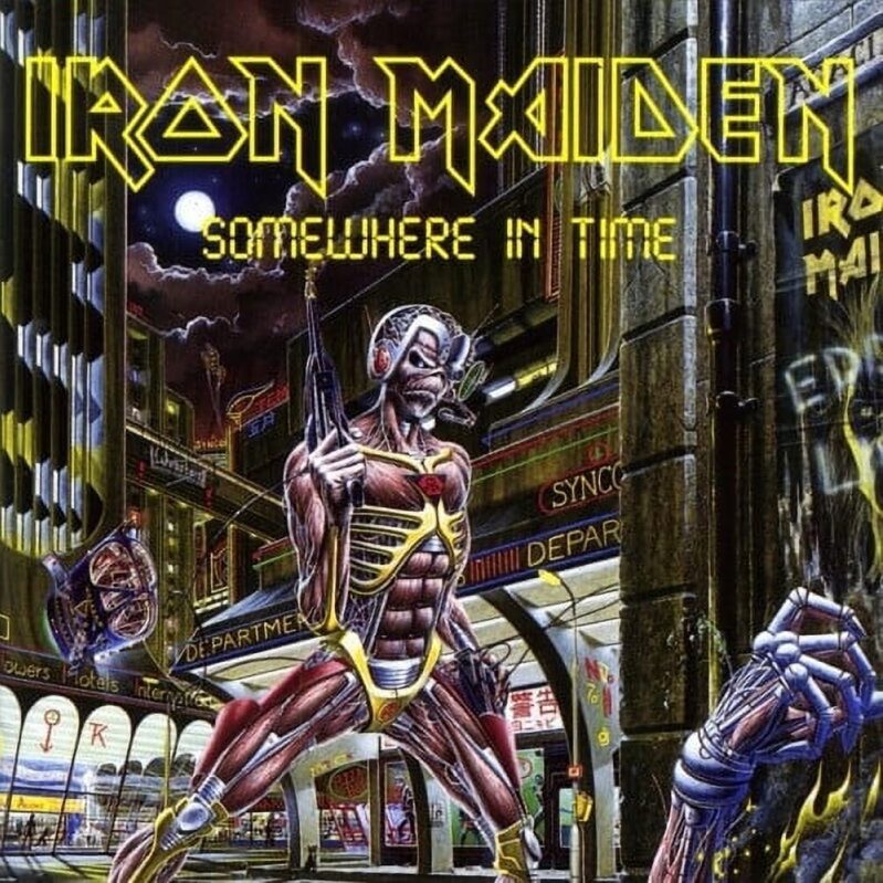 Iron Maiden: Somewhere in Time Vinyl Album - Classic Heavy Metal