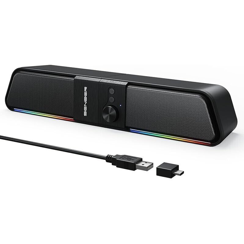 SENZER CS20 2 in 1 Bluetooth Computer Speakers - Versatile Audio Solution