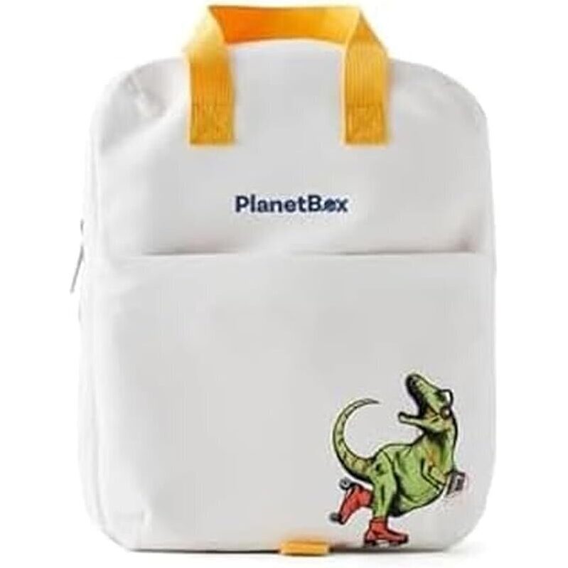 PlanetBox Rockin Dino Edition 2-in-1 Convertible Backpack Lunch Tote