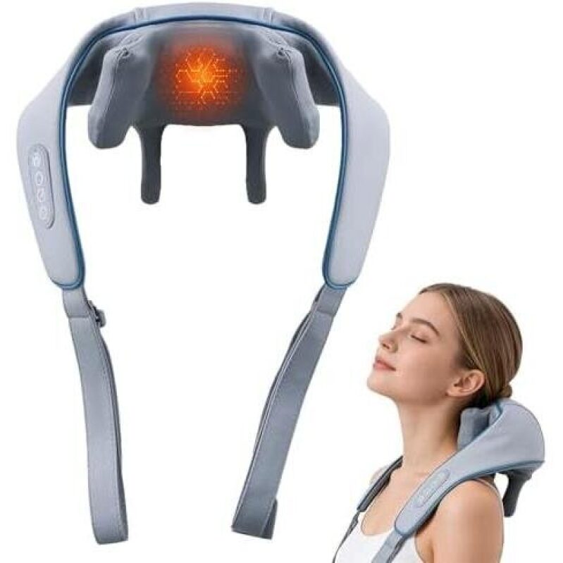 6D Tri-Function Wireless Neck Massager - 50% Discount