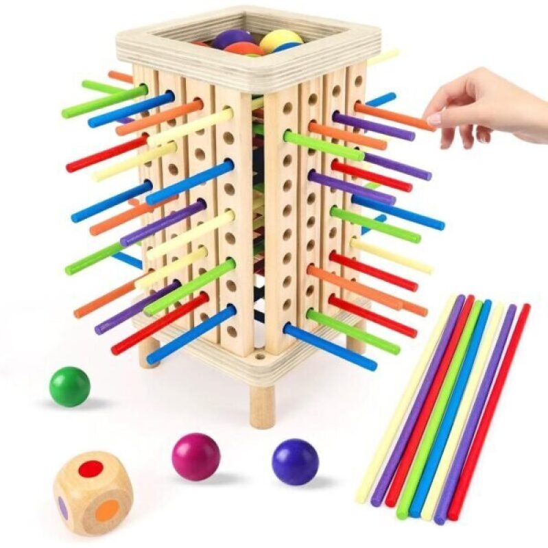 50% Off: Wooden Montessori Game Tower - Engaging, Educational Toy for Kids