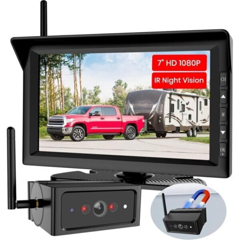 Foxpark Magnetic Wireless Backup Camera -50% Off