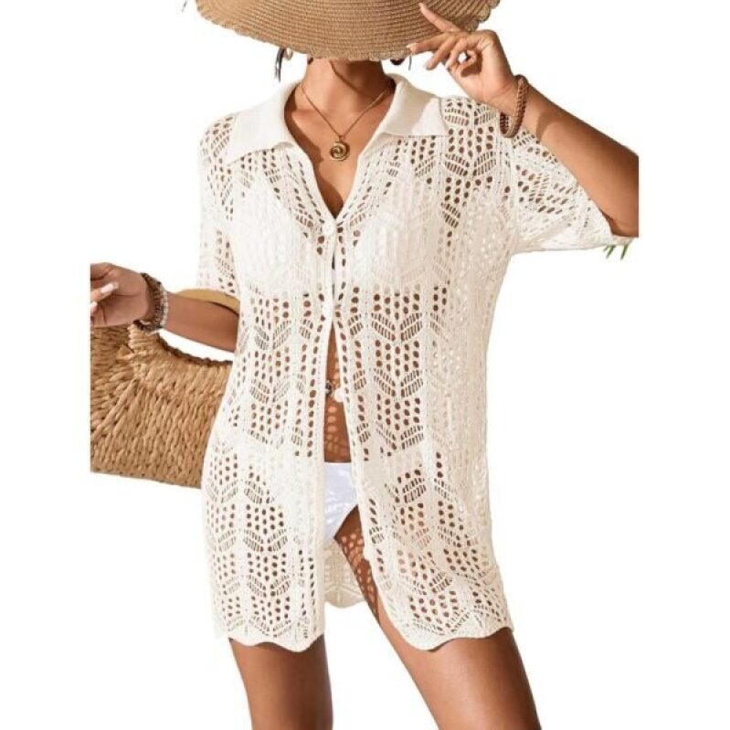 BreathSunny Women's Crochet Knit Swimwear Cover-Up - 66% Off