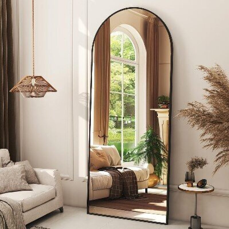 XRAMFY Full-Length Mirror: Sleek Aluminum Frame for Modern Spaces