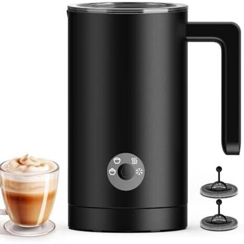 Electric Milk Frother - Perfect for Lattes and Cappuccinos
