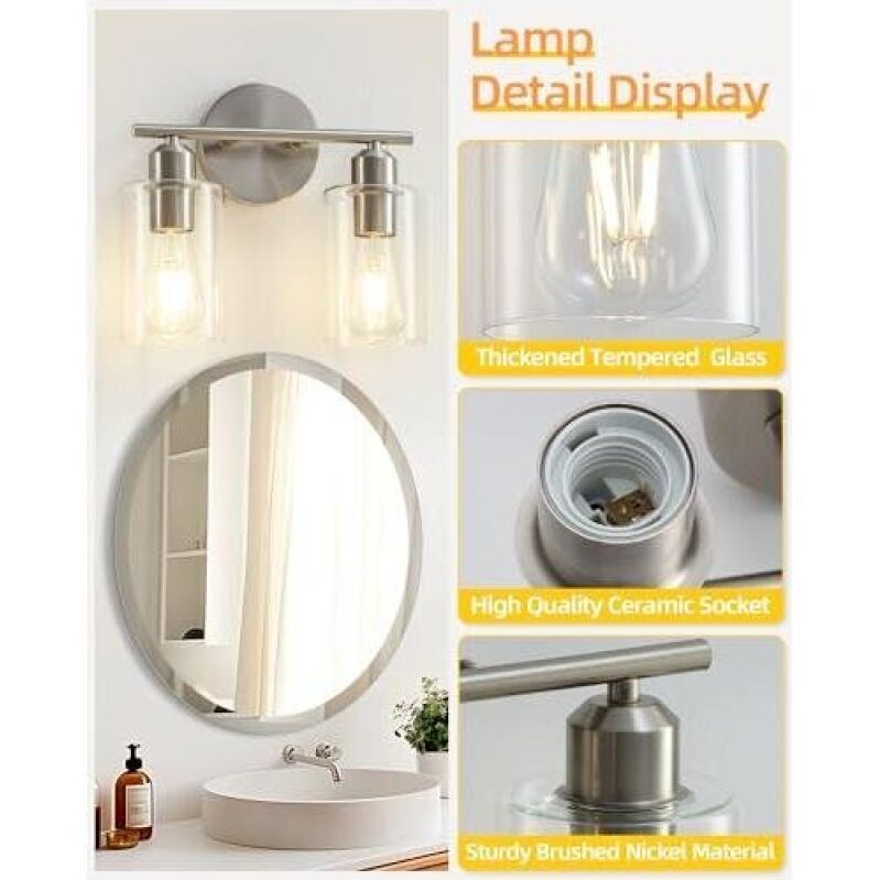 39% Off Bath Vanity Lights with Modern Design - Enhance Your Bathroom