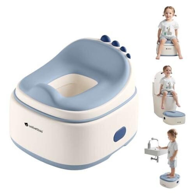 3-in-1 Dinosaur Anti-slip Potty Training Toilet with 50% Discount