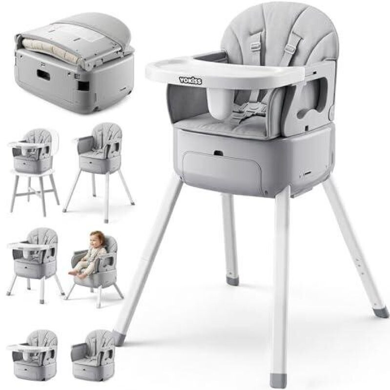 Multifunctional Adjustable Baby High Chair - 40% Discount