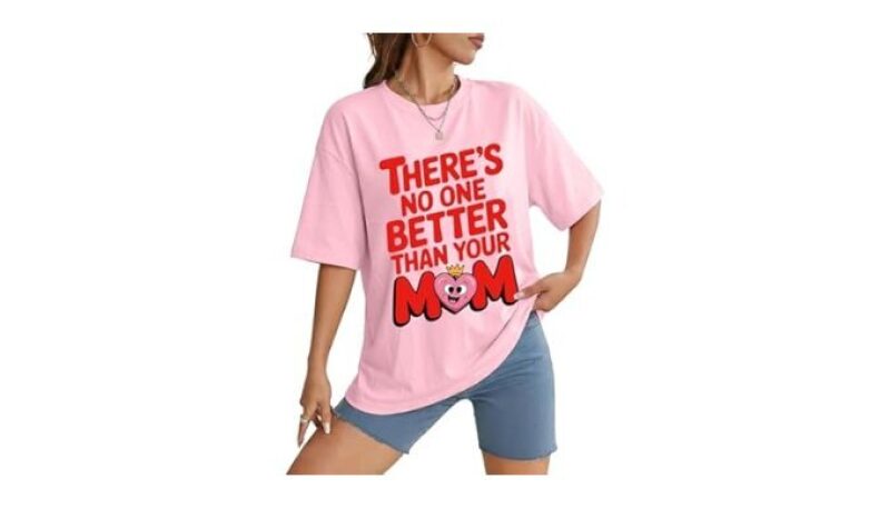 Aiyino 'Best Mom Ever' Graphic Tee for Women - Perfect for Mother's Day