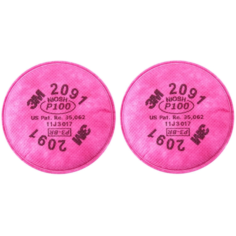 3M P100 Particulate Filters - 2-Piece Set