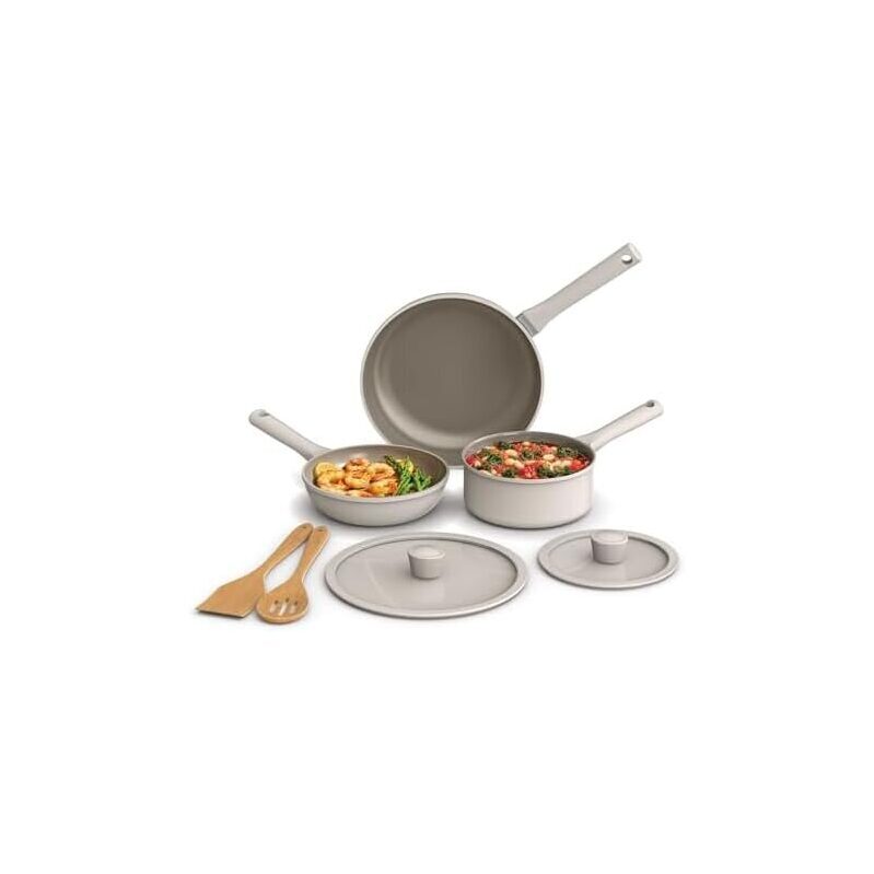Bella 7-Piece Cookware Set - Nonstick, Ceramic, and More