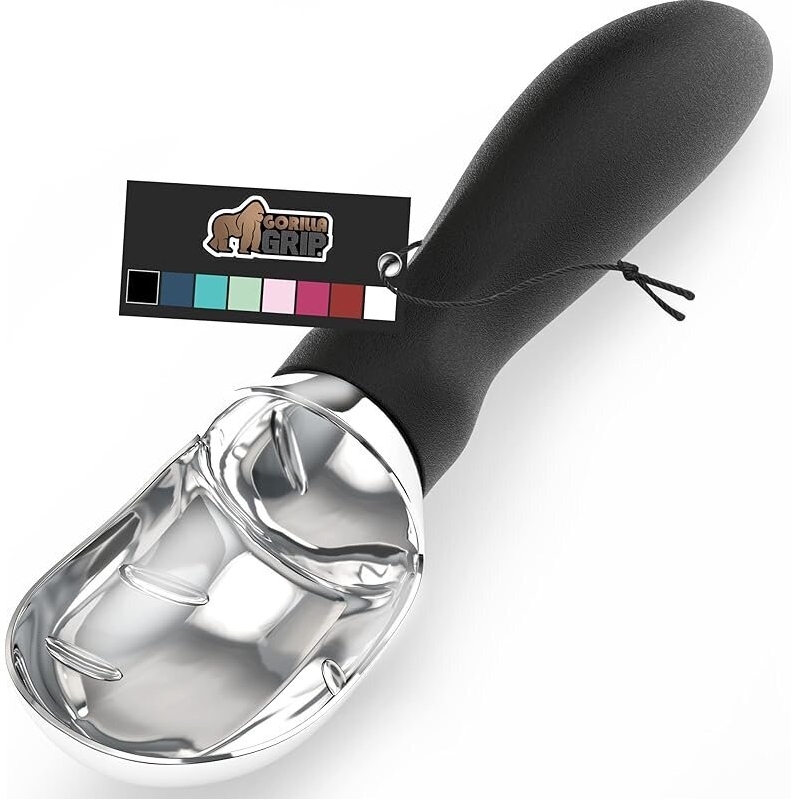 Gorilla Grip BPA-Free Heavy Duty Ice Cream Scoop - Durable & Strong