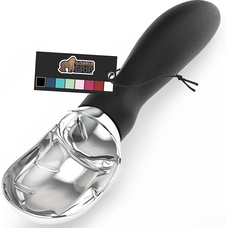 Gorilla Grip BPA-Free Heavy Duty Ice Cream Scoop - Durable & Strong