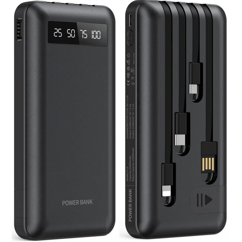 Jiumess 20000mAh Power Bank: Reliable Portable Charger with Fast Charging