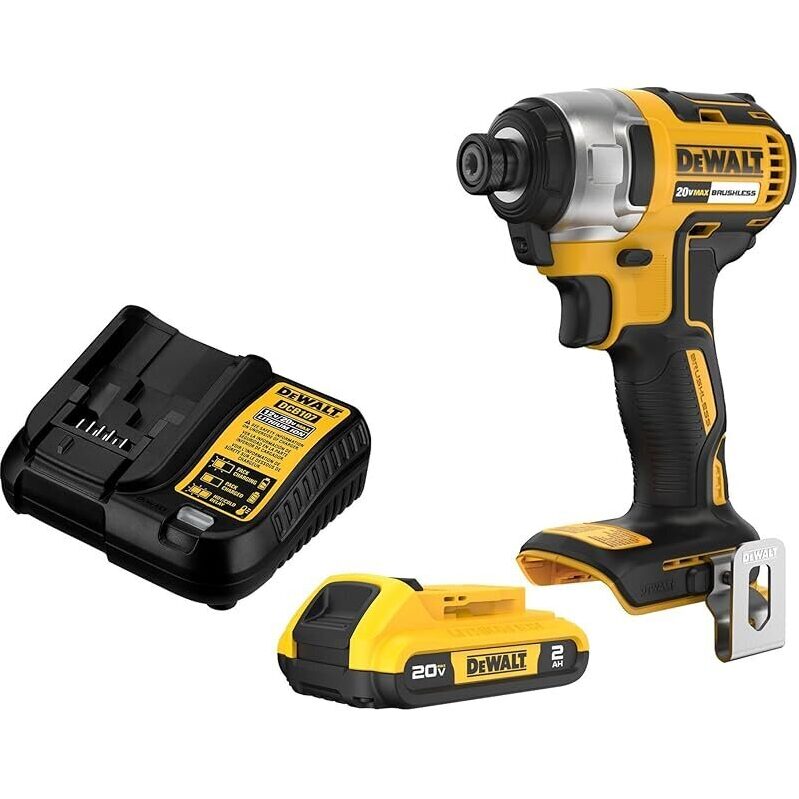 Powerful DEWALT 20V MAX Impact Driver Kit with Battery and Charger
