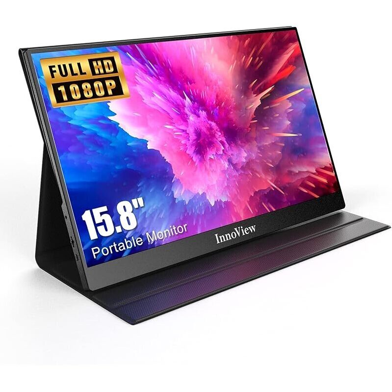 InnoView 15.8-Inch FHD 1080P USB C HDMI Second External Monitor - Expand Your Workspace