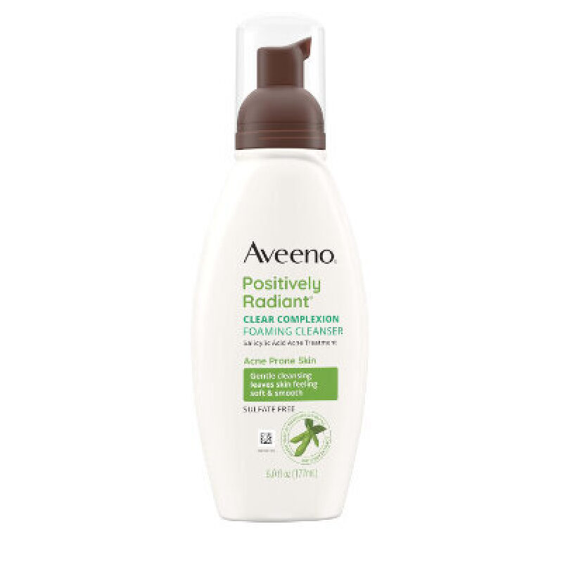 Aveeno Positively Radiant Clear Complexion Foaming Cleanser - Gentle Skin Care