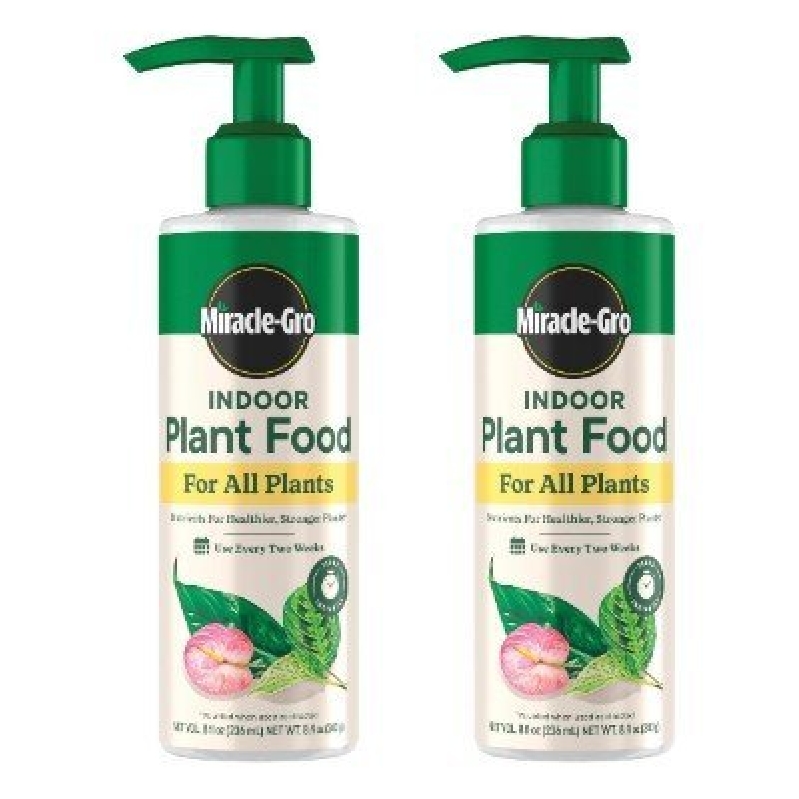 Miracle-Gro Indoor Plant Food - 2 Bottles for All Plants