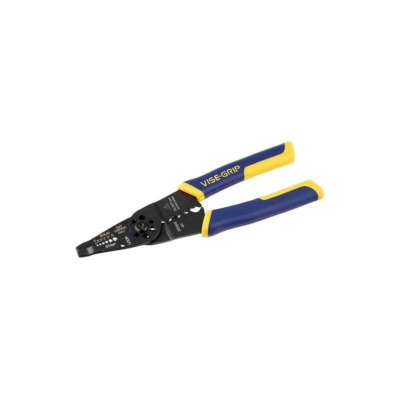 IRWIN Vise-Grip Wire Stripping Tool and Wire Cutter 8-Inch