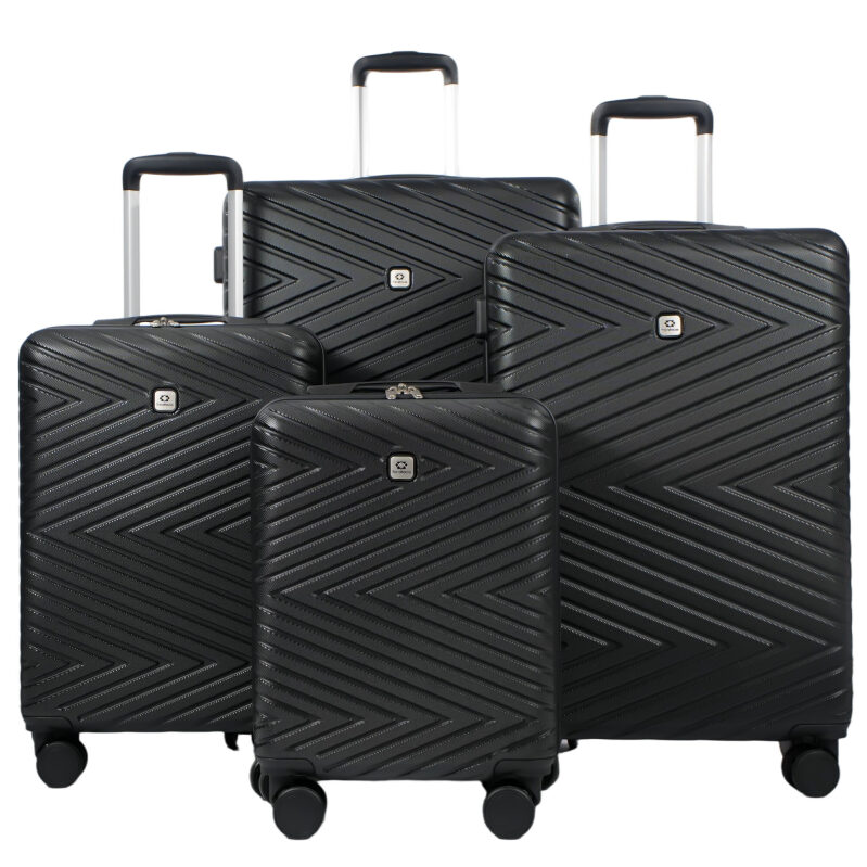 Travelhouse 4 Piece Hardshell Luggage Set with TSA Lock Spinner Wheels