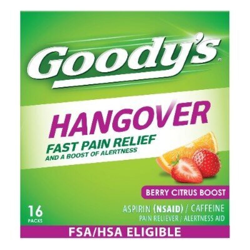 Goody's Hangover Relief: Fast Pain Relief and Alertness Boost