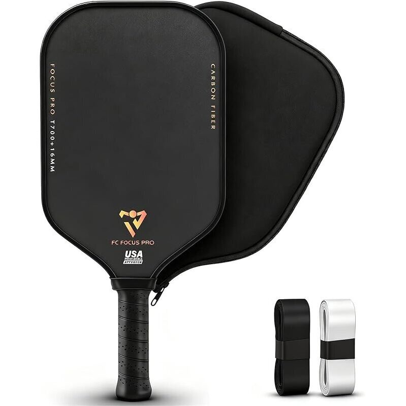 FeichangKeji T700 16mm Carbon Fiber Pickleball Paddle Set