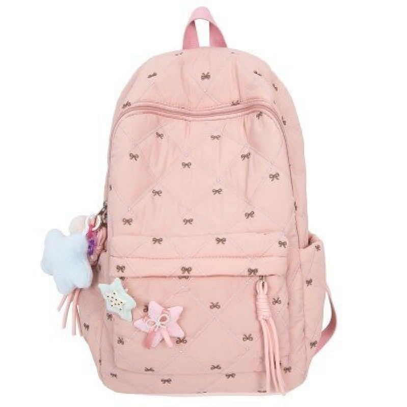 Pink Butterfly Bow Shoulder Bag for Girls - Cute & Stylish