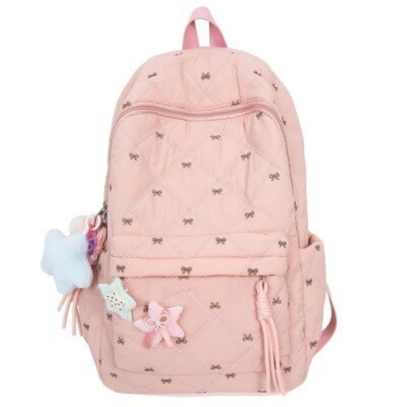 Pink Butterfly Bow Shoulder Bag for Girls - Cute & Stylish