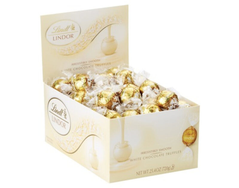 Lindt White Chocolate Truffles - Buy Four, Get Four at 60% Off!