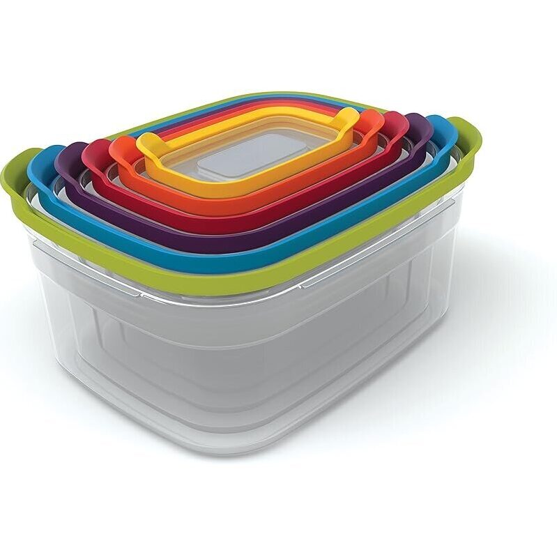 Joseph Nest Lock Plastic BPA Free Food Storage Container Set 12-Piece