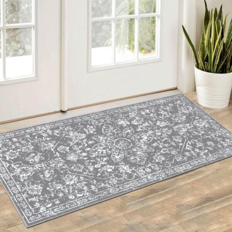 Vintage Boho Rug - Elegant 2x4ft Non-Slip Doormat - 50% Off