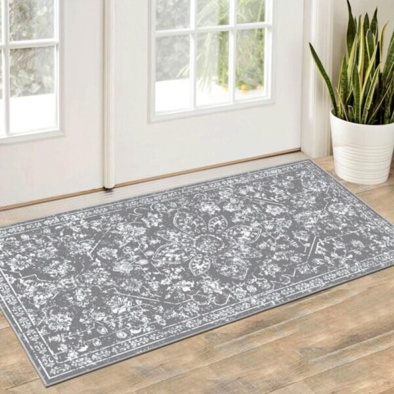 Vintage Boho Rug - Elegant 2x4ft Non-Slip Doormat - 50% Off