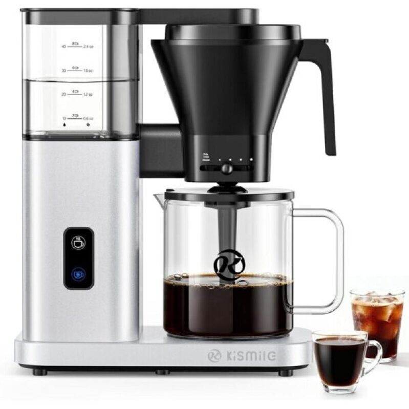 Kismile 8 Cup Drip Coffee Machine - 60% Off