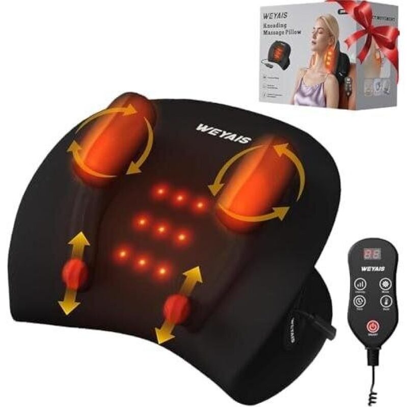 WEYAIS 3-Speed Neck Massager with Heat - 62% OFF