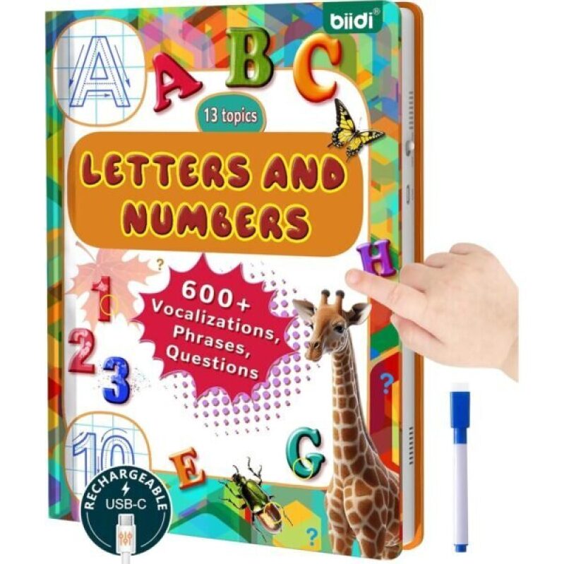 Interactive Children's English Sound Book for Ages 3-5: Alphabet and Numbers