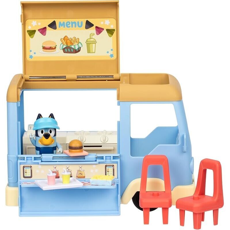 Bluey Let’s Play Chef Food Truck Playset - Fun and Durable Toy