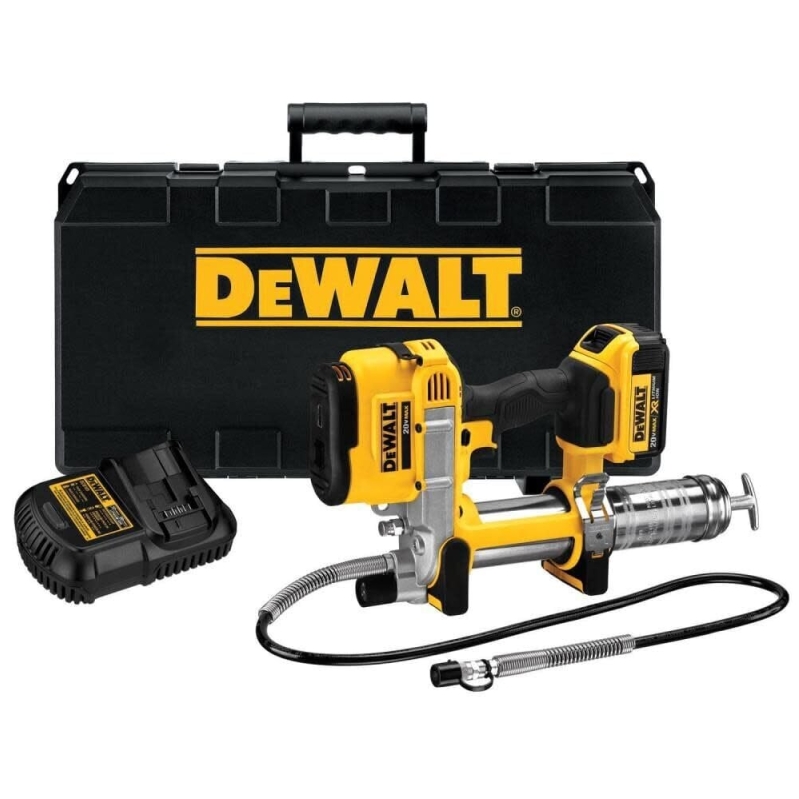 Powerful DEWALT 20V Cordless Grease Gun - High Efficiency