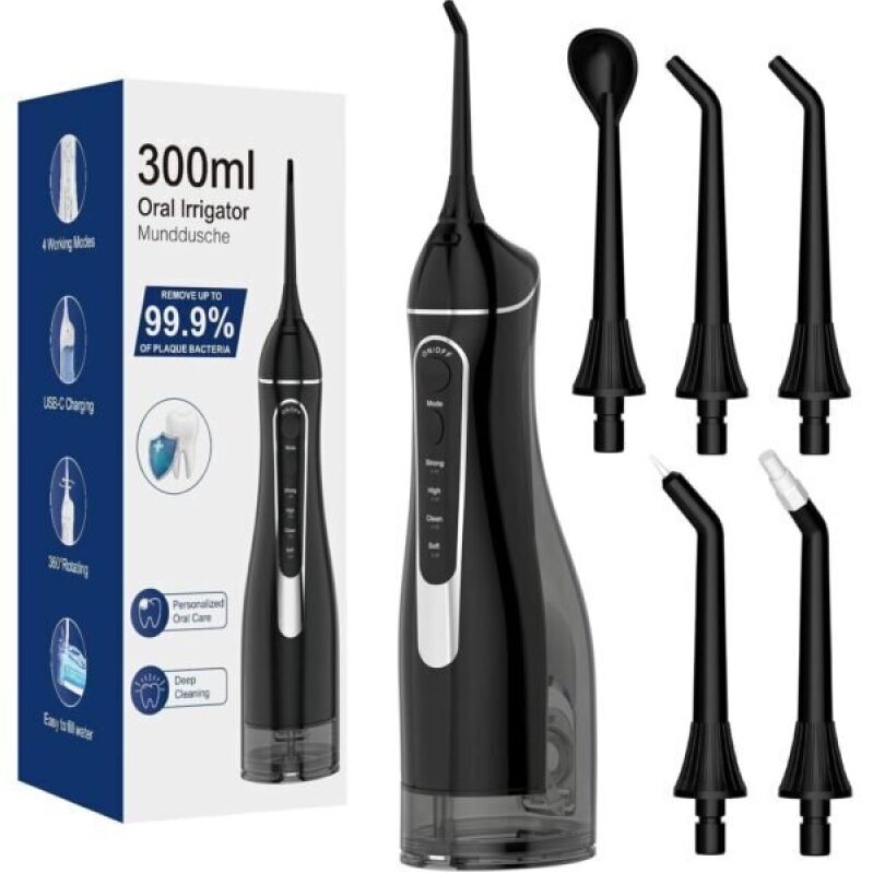 Oral B Water Flosser: Wireless, 4 Modes, 4 Tips, IPX7 Waterproof