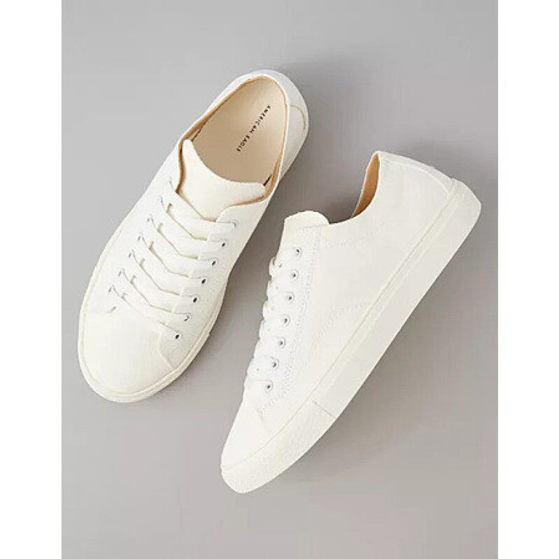 American Eagle Men's Tennis Sneakers (White or Navy) - Affordable and Stylish