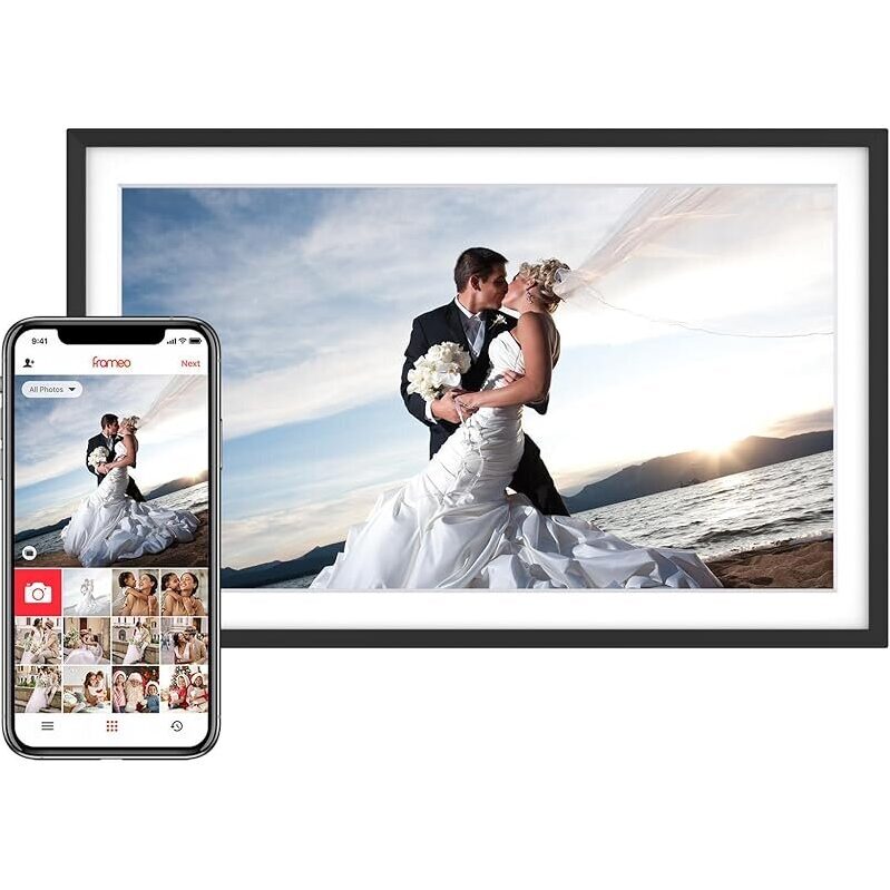 Skyrhyme 15.6-in Digital Picture Frame with Touch Screen - 32GB Storage